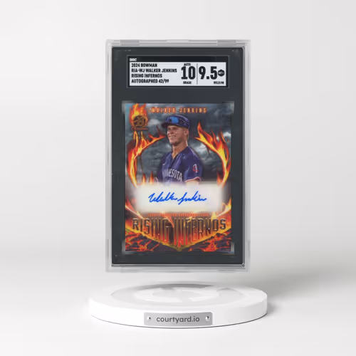 2024 Bowman Rising Infernos Autographs #RIAWJ Walker Jenkins (SGC 9.5 MINT+)