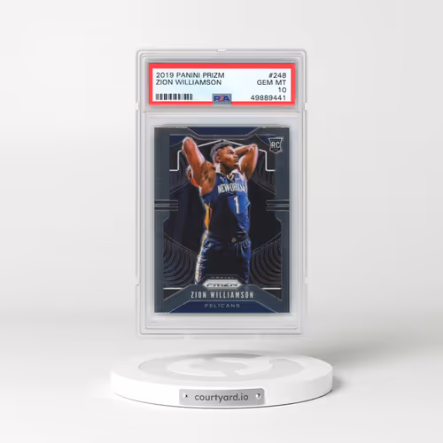 2019 Panini Prizm #248 Zion Williamson (PSA 10 GEM MINT)