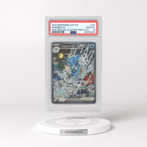 2024 Pokémon Svp EN-SV Black Star Promo #131 Kingdra EX - Holo Shrouded Fable Special Illustration Collection (PSA 10 GEM MINT)