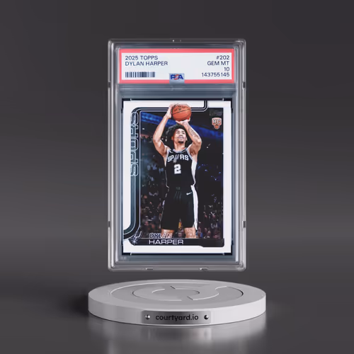 2025 Topps #202 Dylan Harper (PSA 10 GEM MINT)