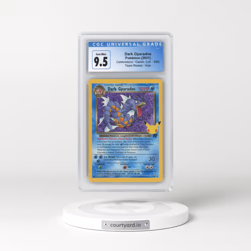 2021 Celebrations - Classic Collection #8/82 Dark Gyarados - Team Rocket Holo (CGC 10 GEM MINT)