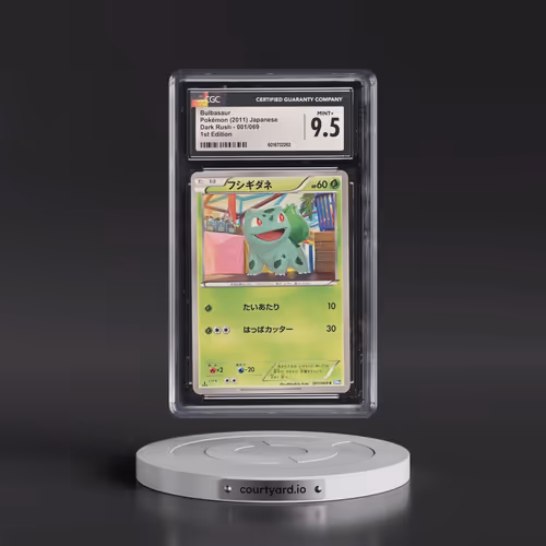 2011 Dark Rush #001/069 Bulbasaur - 1st Edition (CGC 9.5 MINT+)