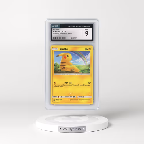 2017 Shining Legends #28/73 Pikachu (CGC 9 MINT)