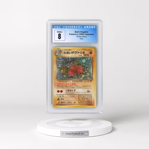 1997 Rocket Gang #51 Dark Dugtrio - Holo (CGC 8 NM-MT)