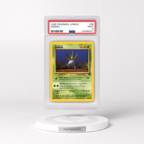 1999 Pokémon Jungle #58 Oddish (PSA 9 MINT)