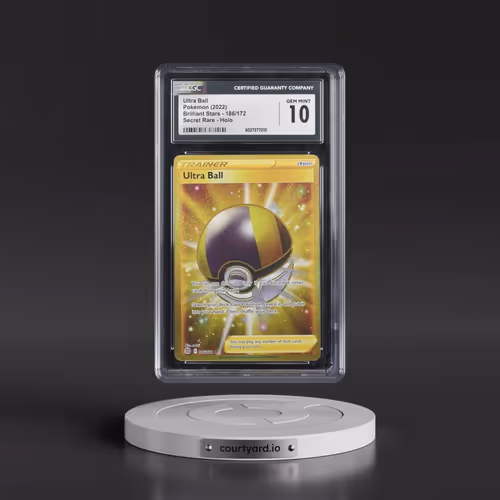 2022 Brilliant Stars #186/172 Ultra Ball - Secret (CGC 10 GEM MINT)