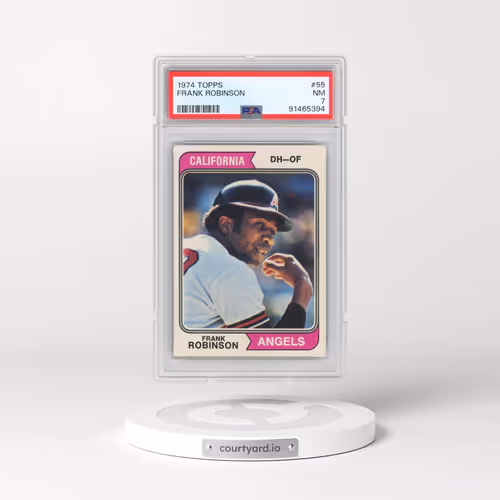 1974 Topps #55 Frank Robinson (PSA 7 NM)