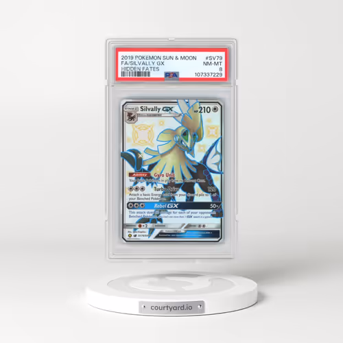2019 Pokémon Sun & Moon Hidden Fates #SV79 Silvally GX - Holo Full Art (PSA 8 NM-MT)