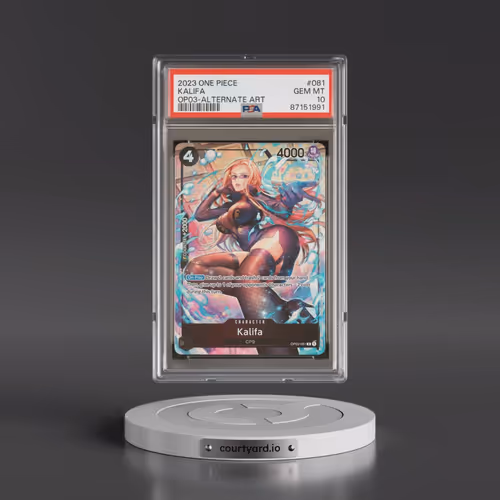 2023 One Piece Pillars of Strength #081 Kalifa - Alternate Art (PSA 10 GEM MINT)
