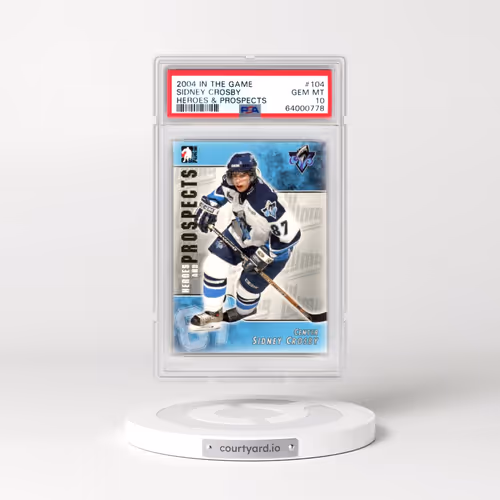 2004 In the Game Heroes & Prospects #104 Sidney Crosby (PSA 10 GEM MINT)