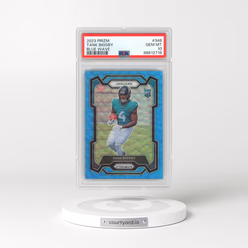 2023 Panini Prizm #348 Tank Bigsby - Blue Wave (PSA 10 GEM MINT)
