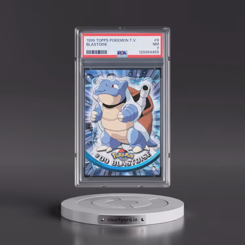 1999 Topps Pokémon TV #9 Blastoise (PSA 7 NM)