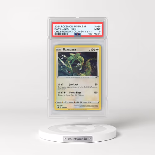 2024 Pokémon Swsh Black Star Promo #029 Rayquaza - Holo Crown Zenith Premium Collection Sea & Sky (P