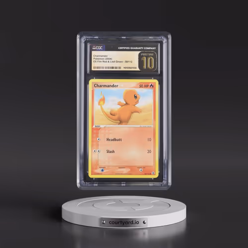 2004 EX Fire Red & Leaf Green #58/112 Charmander (CGC 10 PRISTINE)