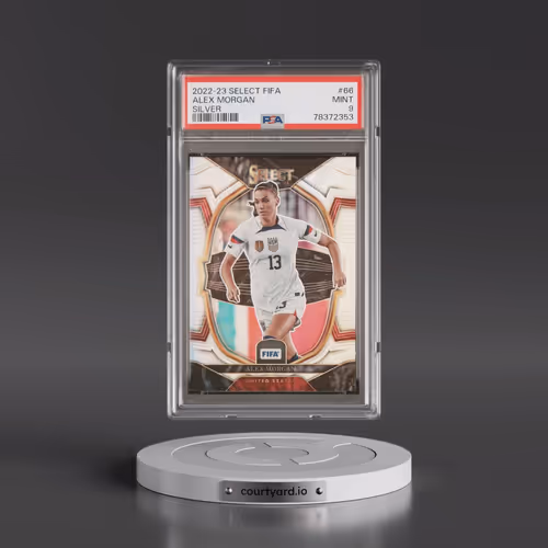 2022 Panini Select FIFA #66 Alex Morgan - Silver (PSA 9 MINT)