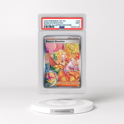 2024 Pokémon Tef EN-Temporal Forces #209 Bianca's Devotion - Special Illustration Rare (PSA 9 MINT)