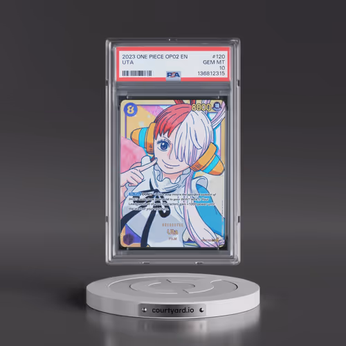 2023 One Piece OP02-Paramount War #120 Uta (PSA 10 GEM MINT)
