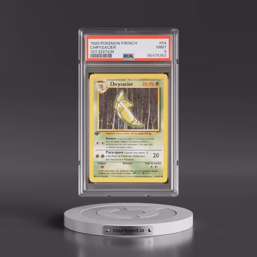 1999 Pokémon #54 Chrysacier - 1st Edition (PSA 9 MINT)