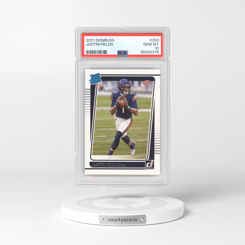 2021 Panini Donruss #253 Justin Fields (PSA 10 GEM MINT)