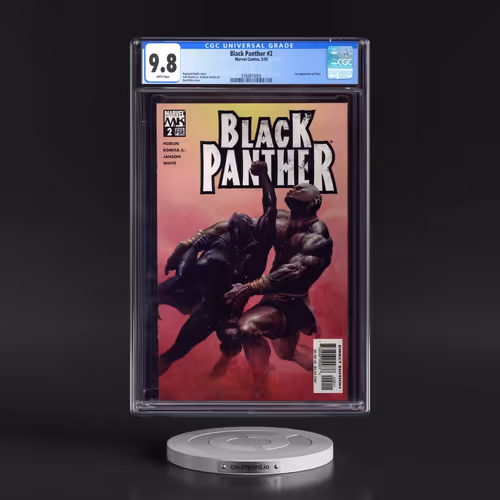 Black Panther #2 CGC 9.8 White Pages (Marvel Comics, 5/05)