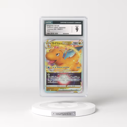 2022 Pokémon GO #050/071 Dragonite VSTAR - Holo (CGC 9 MINT)