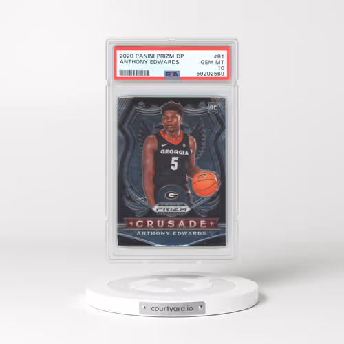2020 Panini Prizm Draft Picks #81 Anthony Edwards (PSA 10 GEM MINT)
