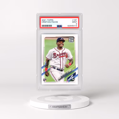 2021 Topps #187 Cristian Pache (PSA 9 MINT)