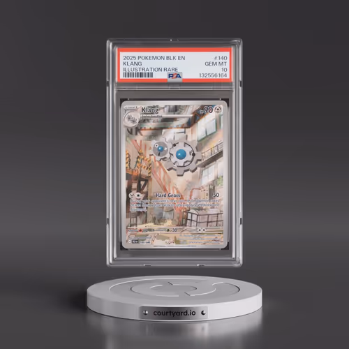 2025 Pokémon Blk EN-Black Bolt #140 Klang - Illustration Rare (PSA 10 GEM MINT)