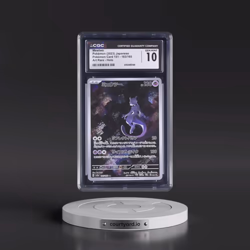 2023 Pokémon Card 151 #183/165 Mewtwo - Art Rare Holo (CGC 10 GEM MINT)