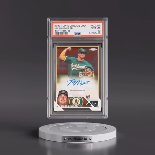 2023 Topps Chrome Update Autograph #ACMMI Mason Miller (PSA 10 GEM MINT)