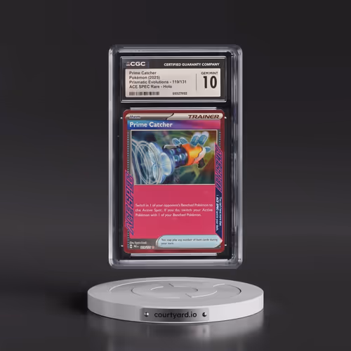 2024 Prismatic Evolutions - PRE EN #119/131 Prime Catcher - ACE SPEC Rare Holo (CGC 10 GEM MINT)