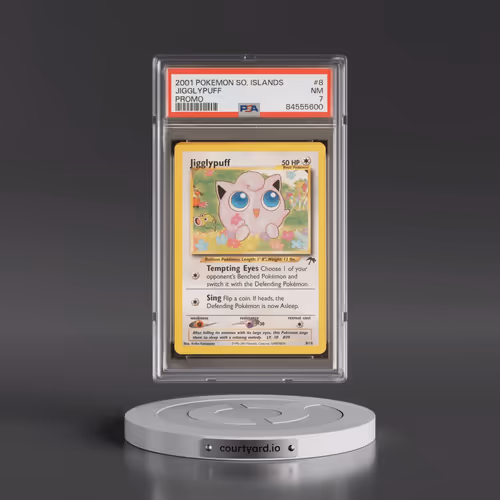 2001 Pokémon Southern Islands Promo #8 Jigglypuff (PSA 7 NM)