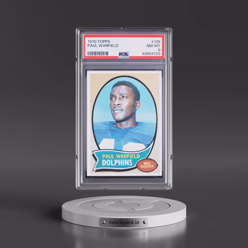 1970 Topps #135 Paul Warfield (PSA 8 NM-MT)