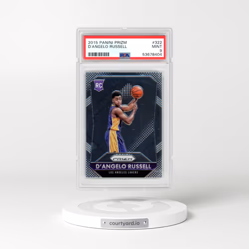 2015 Panini Prizm #322 D'Angelo Russell (PSA 9 MINT)