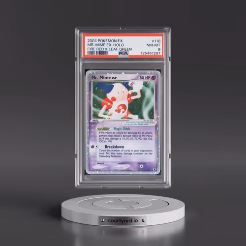 2004 Pokémon EX Fire Red & Leaf Green #110 Mr. Mime EX - Holo Holo (PSA 8 NM-MT)