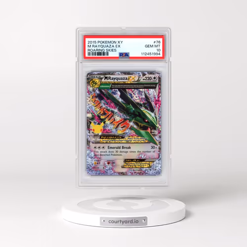 2015 Pokémon XY Roaring Skies #76 M Rayquaza EX - Holo (PSA 10 GEM MINT)