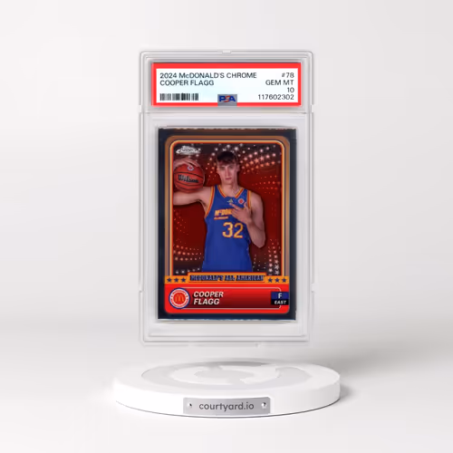 2024 Topps Chrome McDonald's All American #78 Cooper Flagg (PSA 10 GEM MINT)