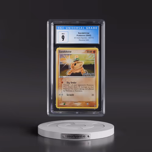 2005 EX Delta Species #82/113 Sandshrew - Reverse Holo (CGC 9 MINT)