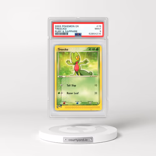 2003 Pokémon EX Ruby & Sapphire #76 Treecko (PSA 9 MINT)