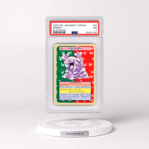 1997 Pokémon Topsun #88 Grimer - Blue Back (PSA 7 NM)