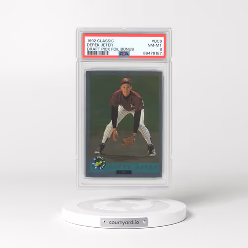 1992 Classic #BC6 Derek Jeter - Draft Pick Foil Bonus (PSA 8 NM-MT)