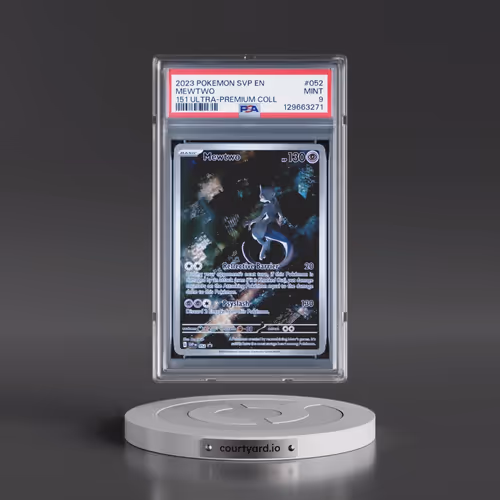 2023 Pokémon Svp EN-SV Black Star Promo #052 Mewtwo - 151 Ultra-Premium Collection (PSA 9 MINT)