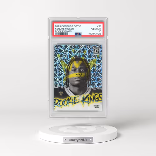 2023 Panini Donruss Optic Rookie Kings #11 Kendre Miller (PSA 10 GEM MINT)