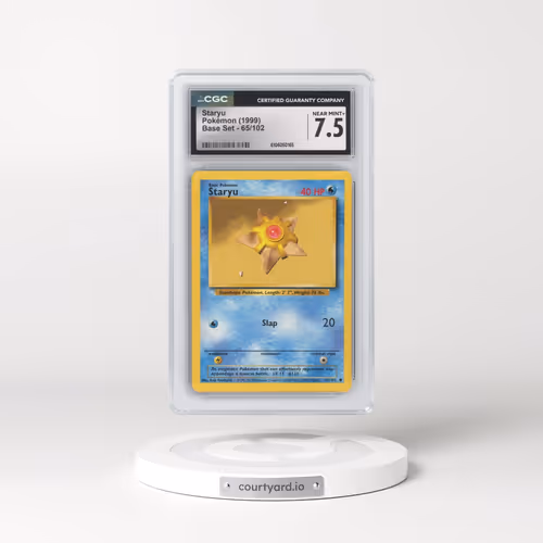 1999 Base Set #65/102 Staryu (CGC 7.5 NM+)