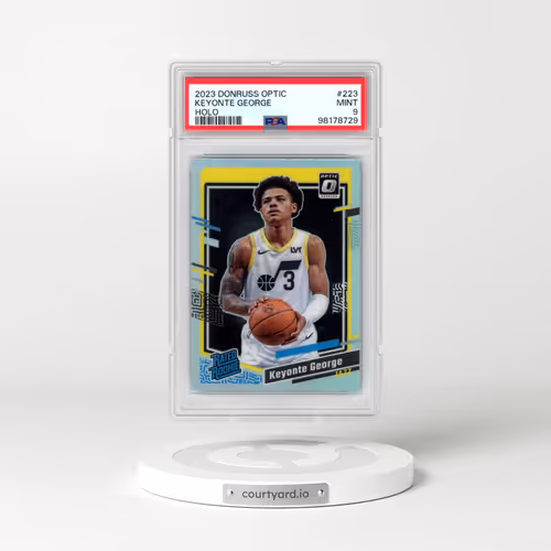 2023 Panini Donruss Optic #223 Keyonte George - Holo (PSA 9 MINT)