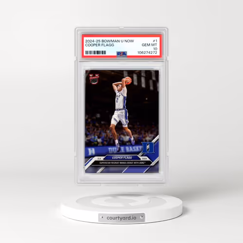 2024 Bowman U Now #1 Cooper Flagg (PSA 10 GEM MINT)