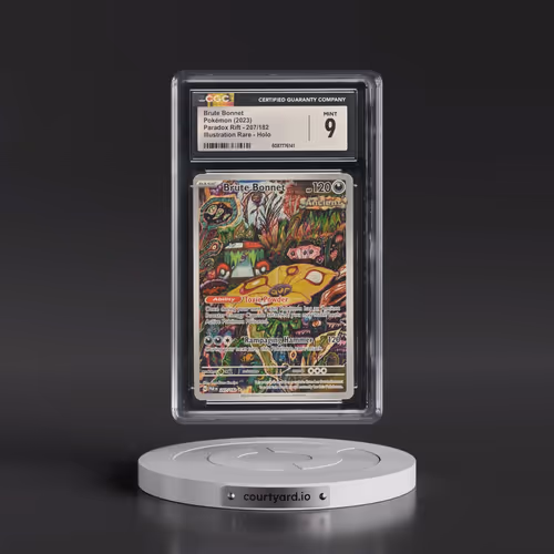 2023 Paradox Rift - PAR EN #207/182 Brute Bonnet - Illustration Rare Holo (CGC 9 MINT)