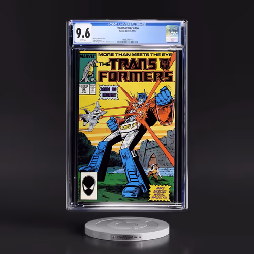 Transformers #34 CGC 9.6 White Pages (Marvel Comics, 11/87) - Universal