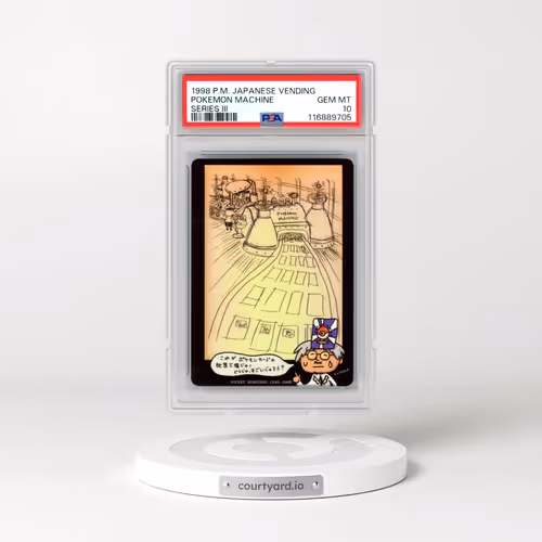 1998 Pokémon Vending Pokemon Machine - Series III (PSA 10 GEM MINT)
