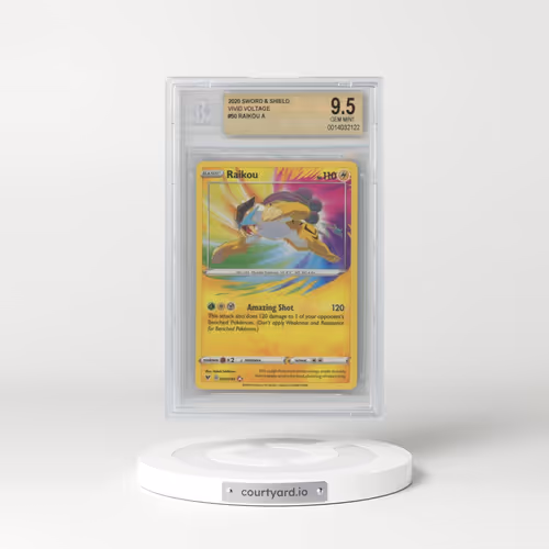 2020 Vivid Voltage #050 Raikou - Amazing Rare (BGS 9.5 GEM MINT)